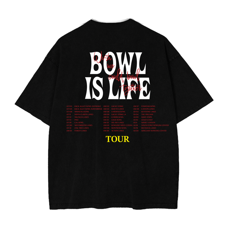 Bowlislife World TEE - BLACK